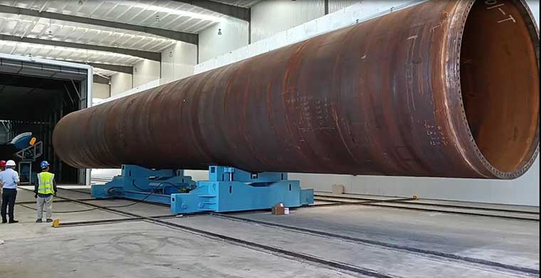 风电塔筒输送平车 风电塔筒输送平车